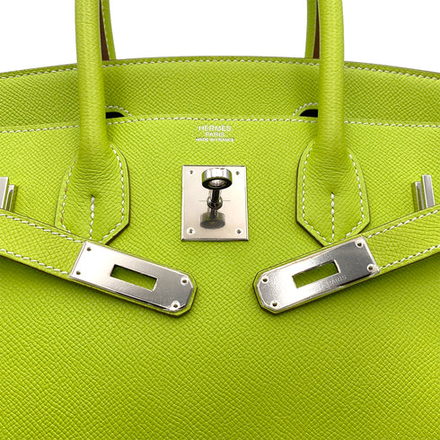 HERMES CANDY BIRKIN 30 KIWI LICHEN EPSOM HAND BAG □O SHW 90299533 - PURPOSE