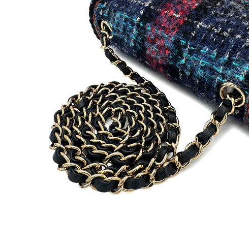 CHANEL CHAIN SHOULDER BAG MULTICOLOR TWEED 90299534 - PURPOSE