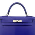 HERMES KELLY 28 SELLIER BLUE ROYAL EPSOM HAND SHOULDER BAG U 90299535 - PURPOSE
