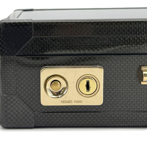 HERMES ESPACE PM ATTACHE CASE BUSINESS BAG BLACK CARBON VEAU CHAMONIX GHW 90299539 - PURPOSE