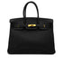 HERMES BIRKIN 35 BLACK TOGO HAND BAG □J GHW 90299552 - PURPOSE
