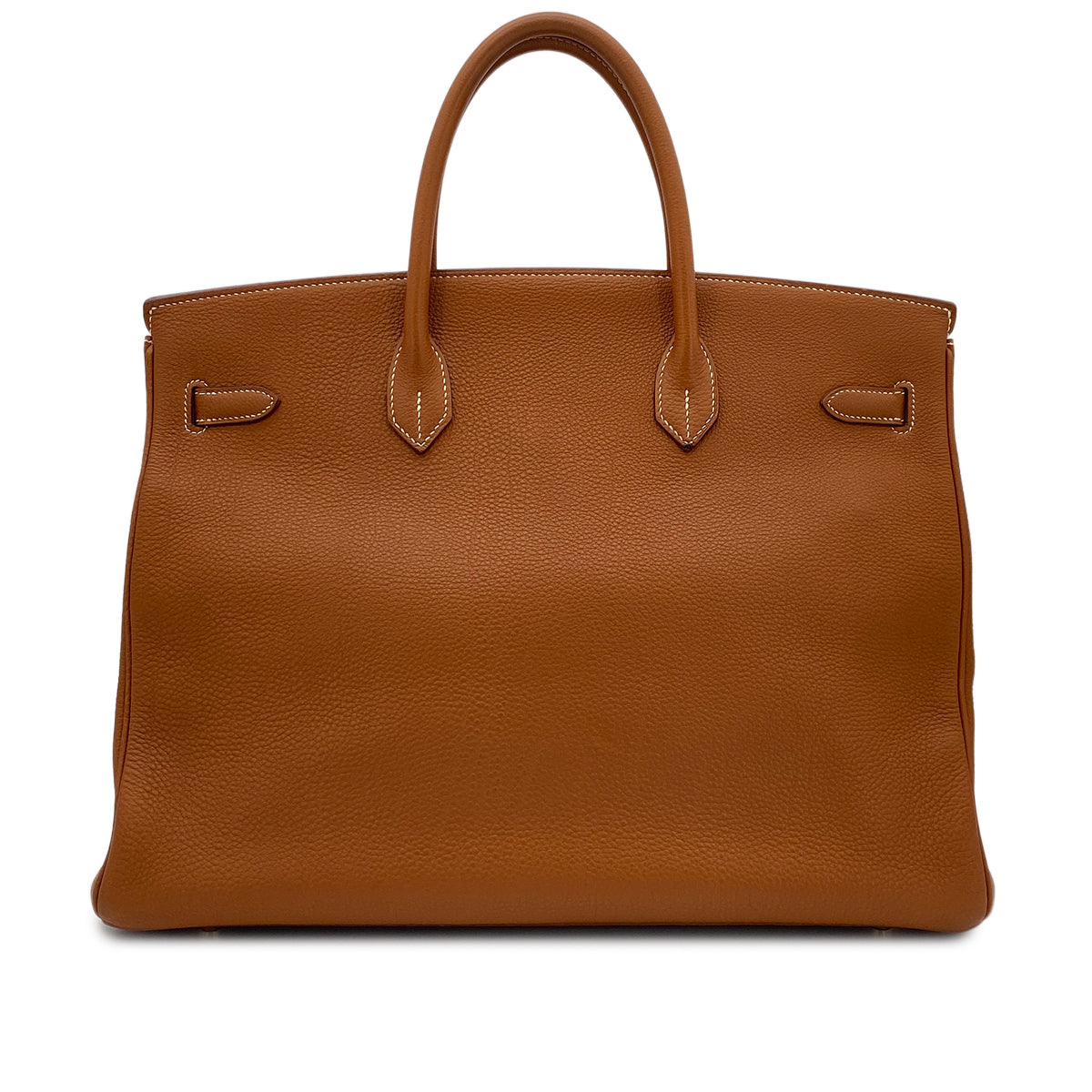 HERMES BIRKIN 40 GOLD TOGO HAND BAG □F GHW 90299553