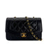 CHANEL VINTAGE DIANA SMALL CHAIN SHOULDER BAG BLACK LAMB SKIN 90299568 - PURPOSE