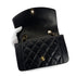 CHANEL VINTAGE DIANA SMALL CHAIN SHOULDER BAG BLACK LAMB SKIN 90299568 - PURPOSE
