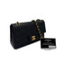 CHANEL VINTAGE CLASSIC FLAP SMALL CHAIN SHOULDER BAG BLACK LAMB SKIN 90299569 - PURPOSE