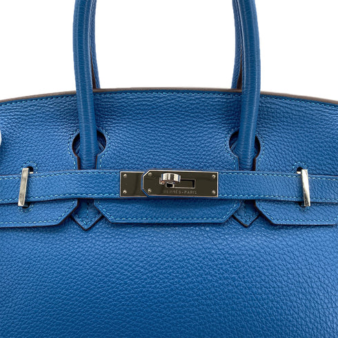 HERMES BIRKIN 30 MYKONOS TOGO HAND BAG □O PALLADIUM HARDWARE 90299591 - PURPOSE