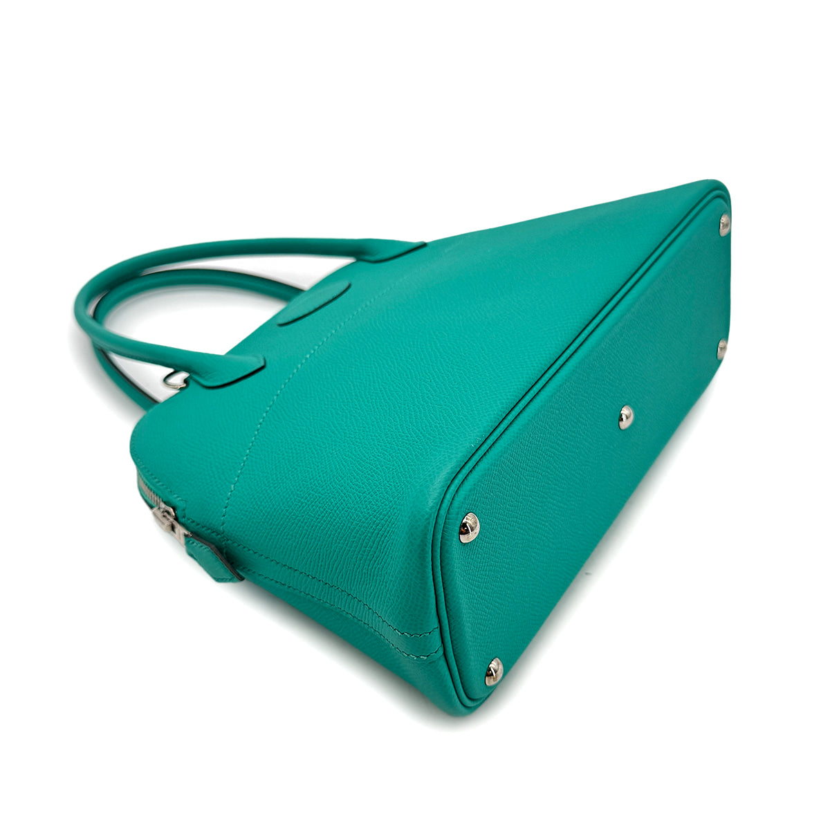 HERMES BOLIDE 27 VERT VERONE EPSOM HAND SHOULDER BAG D SHW 90299749