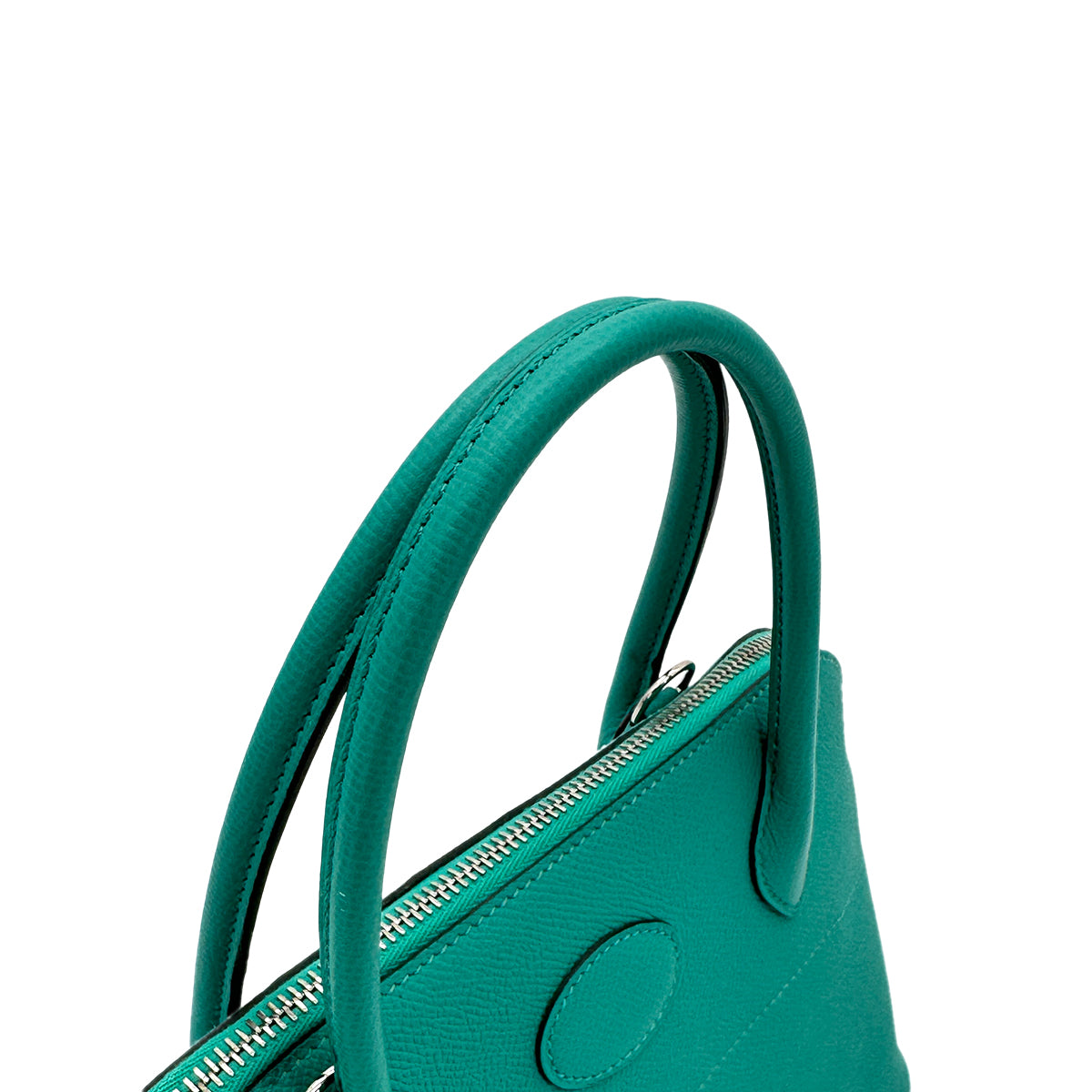 HERMES BOLIDE 27 VERT VERONE EPSOM HAND SHOULDER BAG D SHW 90299749