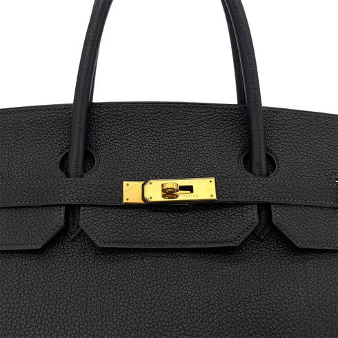HERMES BIRKIN 40 BLUE INDIGO TOGO HAND BAG □D GHW 90299751 - PURPOSE