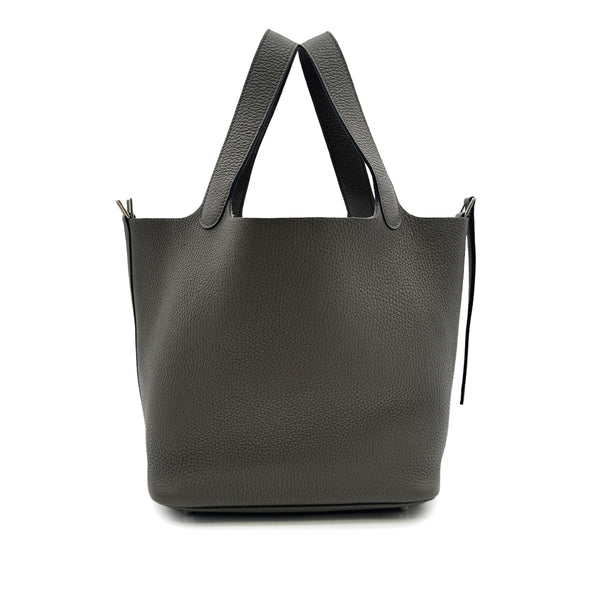 HERMES PICOTIN LOCK MM GRIS MEYER TAURILLON CLEMENCE HAND BAG D SHW 90299754 - PURPOSE