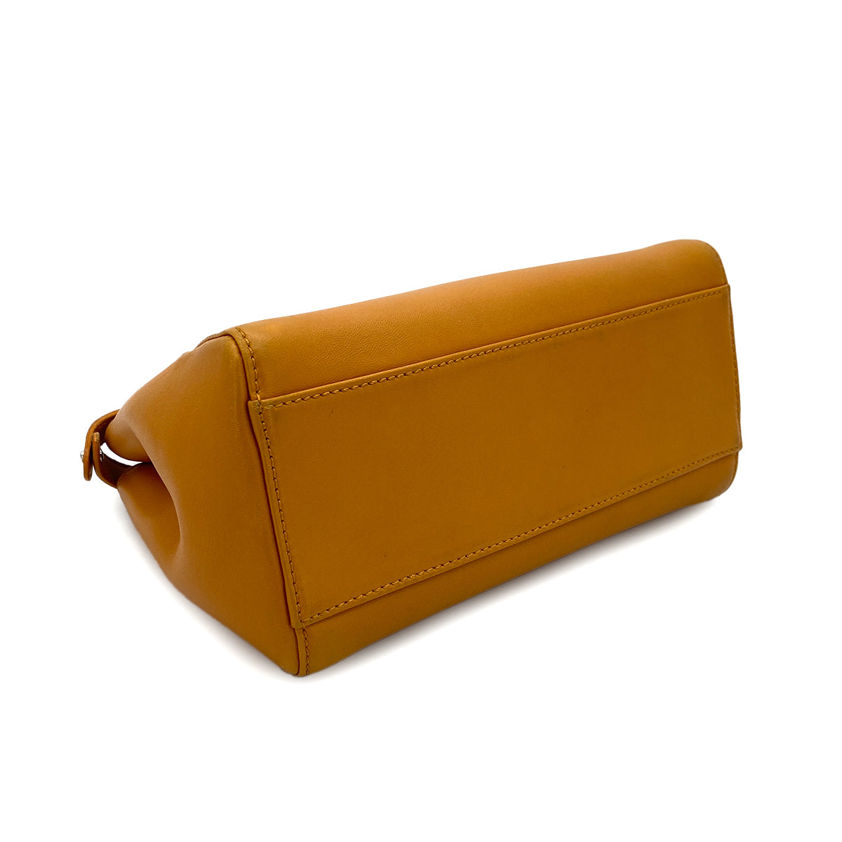 FENDI PEEKABOO MINI HAND SHOULDER BAG ORANGE LEATHER 8BN244 90299757