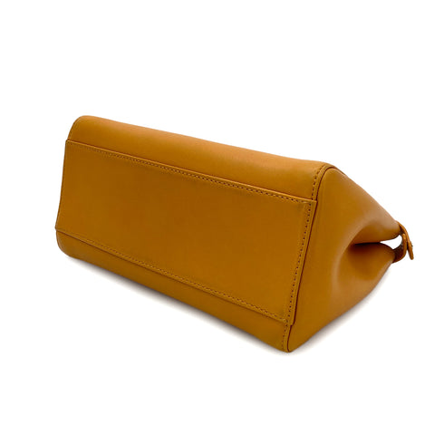 FENDI PEEKABOO MINI HAND SHOULDER BAG ORANGE LEATHER 8BN244 90299757 - PURPOSE
