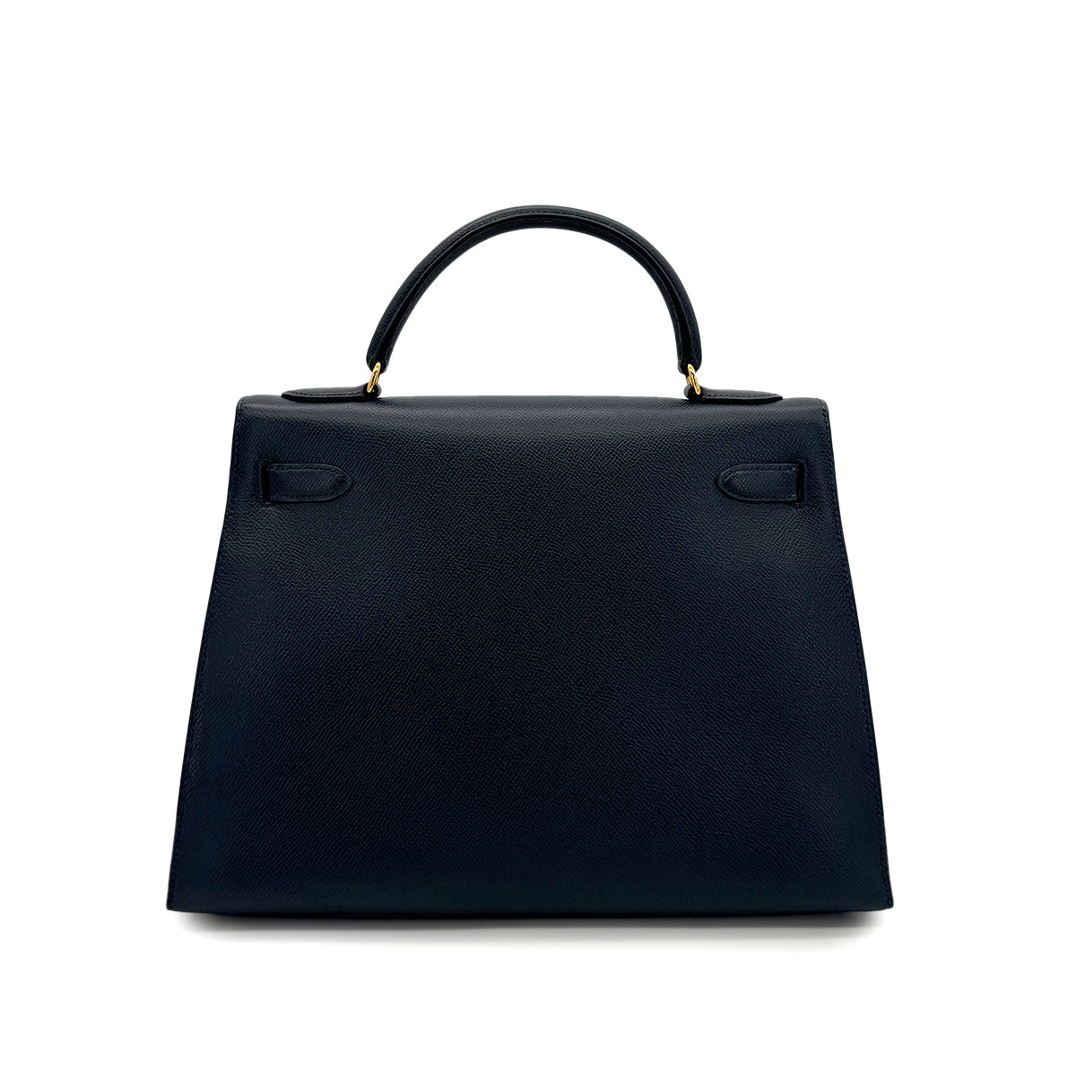 HERMES KELLY 32 SELLIER BLUE MARINE COUCHEVEL HAND SHOULDER BAG 〇Z GHW 90299785
