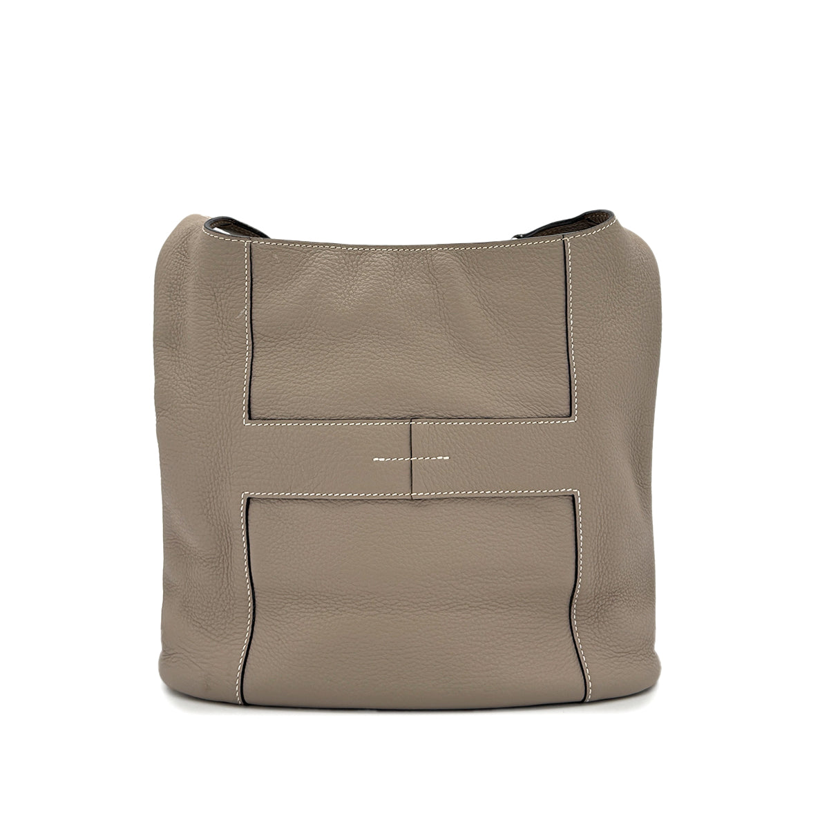 HERMES GOOD NEWS PM GRIS TOURTERELLE TOGO SHOULDER BAG □N SHW 90299788
