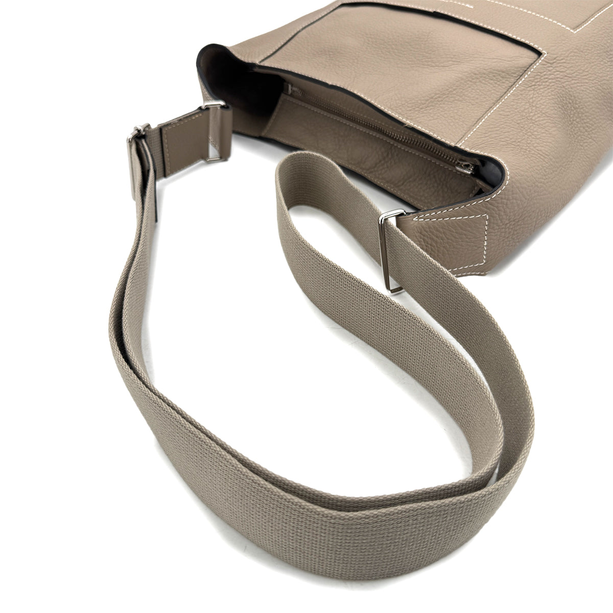 HERMES GOOD NEWS PM GRIS TOURTERELLE TOGO SHOULDER BAG □N SHW 90299788