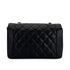 CHANEL VINTAGE DIANA MEDIUM CHAIN SHOULDER BAG BLACK CAVIR SKIN 90299801 - PURPOSE