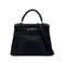 HERMES KELLY 28 RETOURNE BLACK TOGO HAND SHOULDER BAG □L SHW 90299802 - PURPOSE