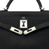 HERMES KELLY 28 RETOURNE BLACK TOGO HAND SHOULDER BAG □L SHW 90299802 - PURPOSE