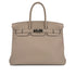 HERMES BIRKIN 35 ARGILE TAURILLON CLEMENCE HAND BAG □P SHW 90299803 - PURPOSE