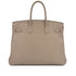 HERMES BIRKIN 35 ARGILE TAURILLON CLEMENCE HAND BAG □P SHW 90299803 - PURPOSE