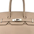 HERMES BIRKIN 35 ARGILE TAURILLON CLEMENCE HAND BAG □P SHW 90299803 - PURPOSE