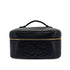 CHANEL VINTAGE VANITY HAND BAG BLACK CAVIAR SKIN 90299805