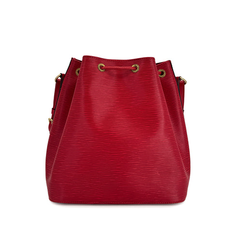 LOUIS VUITTON EPI PETIT NOE SHOULDER BAG CASTILIAN RED LEATHER M44107 90299806 - PURPOSE