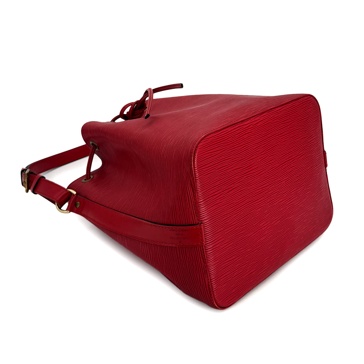 LOUIS VUITTON EPI PETIT NOE SHOULDER BAG CASTILIAN RED LEATHER M44107 90299806