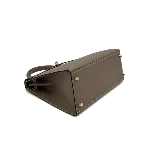 HERMES KELLY 28 SELLIER ETOUPE VEAU EPSOM HAND SHOULDER BAG A GHW SPO 90299807 - PURPOSE