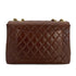 CHANEL VINTAGE JUMBO MATELASSE 30 CHAIN SHOULDER BAG BROWN LAMB SKIN 90299812 - PURPOSE