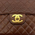 CHANEL VINTAGE JUMBO MATELASSE 30 CHAIN SHOULDER BAG BROWN LAMB SKIN 90299812 - PURPOSE
