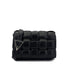 BOTTEGA VENETA INTRECCIATO PADDED CASSETTE SHOULDER BAG BLACK 591970 90299813