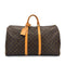 LOUIS VUITTON MONOGRAM KEEPALL 55 LUGGAGE BROWN M41424 90299815