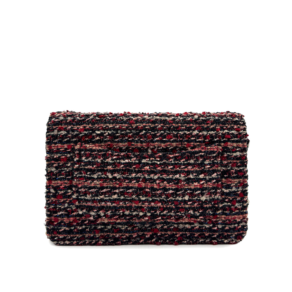 CHANEL MATELASSE CHAIN WALLET MULTICOLOR TWEED 90299816