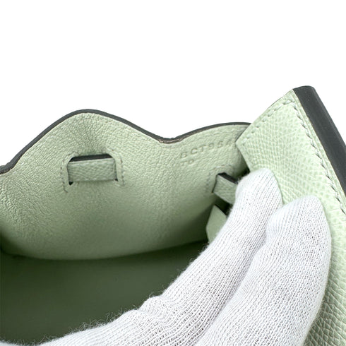 HERMES BIRKIN 25 SELLIER VERT FIZZ EPSOM HAND BAG B SHW 90299817