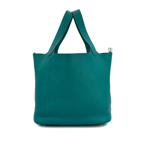 HERMES PICOTIN LOCK MM BLUE PAON TAURILLON CLEMENCE HAND BAG X SHW 90299818 - PURPOSE