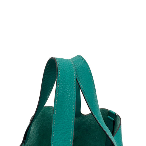 HERMES PICOTIN LOCK MM BLUE PAON TAURILLON CLEMENCE HAND BAG X SHW 90299818 - PURPOSE