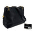 CHANEL VINTAGE BIG COCO CHAIN SHOULDER BAG BLACK CAVIAR SKIN 90299819 - PURPOSE