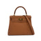HERMES KELLY 25 RETOURNE GOLD TOGO HAND SHOULDER BAG Y GHW 90299822 - PURPOSE