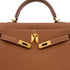 HERMES KELLY 25 RETOURNE GOLD TOGO HAND SHOULDER BAG Y GHW 90299822 - PURPOSE