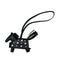 HERMES BAG CHARM RODEO ROBEO ROCK PM BLACK AGNEAU MILO K 90299825 - PURPOSE