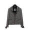 CHANEL RIBBON TWEED JACKET BLACK WOOL 40 04A RTW 90299827