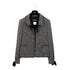 CHANEL RIBBON TWEED JACKET BLACK WOOL 40 04A RTW 90299827