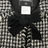 CHANEL RIBBON TWEED JACKET BLACK WOOL 40 04A RTW 90299827