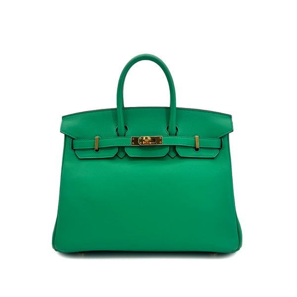 HERMES BIRKIN 25 MINT SWIFT HAND BAG U GHW 90300007 - PURPOSE