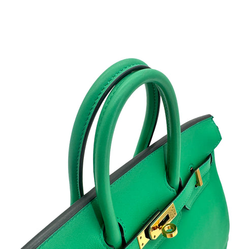 HERMES BIRKIN 25 MINT SWIFT HAND BAG U GHW 90300007 - PURPOSE