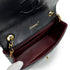 CHANEL VINTAGE MATELASSE HALF MOON CHAIN SHOULDER BAG BLACK LAMB SKIN 90300011 - PURPOSE