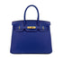 HERMES BIRKIN 30 BLUE ELECTRIQUE TAURILLON CLEMENCE HAND BAG X GHW 90300014 - PURPOSE