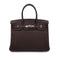 HERMES BIRKIN 30 CHOCOLAT TOGO HAND BAG □K SHW 90300021