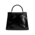 HERMES KELLY 28 RETOURNE BLACK BOX CALF HAND BAG 〇P GHW 90300022 - PURPOSE